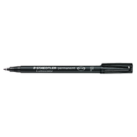 MARKER PEN STAEDTLER LUMOCOLOR PERMANENT 318 0.6MM F BLACK(BX10) - MARKER PEN STAEDTLER LUMOCOLOR PERMANENT 318 0.6MM F BLACK