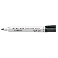 MARKER WHITEBOARD STAEDTLER LUMOCOLOR 351 2MM BULLET BLACK(BX10) - MARKER WHITEBOARD STAEDTLER LUMOCOLOR 351 2MM BULLET BLACK