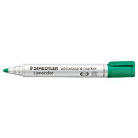 MARKER WHITEBOARD STAEDTLER LUMOCOLOR 351 2MM BULLET GREEN(BX10) - MARKER WHITEBOARD STAEDTLER LUMOCOLOR 351 2MM BULLET GREEN