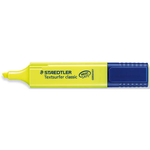 HIGHLIGHTER STAEDTLER TEXTSURFER YELLOW(BX10) - HIGHLIGHTER STAEDTLER TEXTSURFER YELLOW