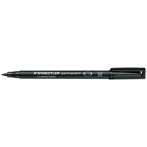 MARKER OHP STAEDTLER 317 PERM MED BLACK(BX10) - MARKER OHP STAEDTLER 317 PERM MED BLACK