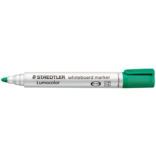 MARKER WHITEBOARD STAEDTLER LUMOCOLOR 351 2MM BULLET GREEN(BX10) - MARKER WHITEBOARD STAEDTLER LUMOCOLOR 351 2MM BULLET GREEN