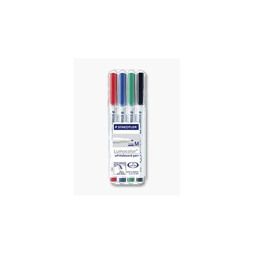 MARKER W/B STAEDTLER 301 1MM ASST WLT4(EACH) - MARKER W/B STAEDTLER 301 1MM ASST WLT4