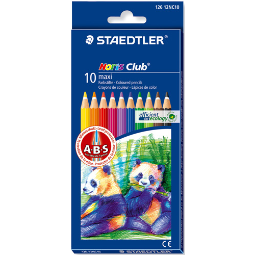 PENCIL COLOURED STAEDTLER MAXI LEARNERS PK10(EACH) - PENCIL COLOURED STAEDTLER MAXI LEARNERS PK10