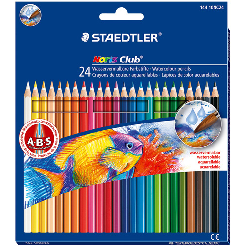 PENCIL COLOURED STAEDTLER NORIS AQUARELL PK24(EACH) - PENCIL COLOURED STAEDTLER NORIS AQUARELL PK24